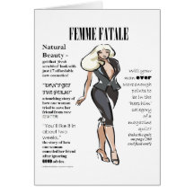 Femme Fatale die Karte Frauen