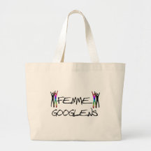 Femme Googlens Leinentaschen