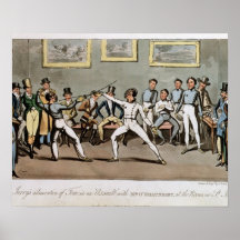 Fencing: Jerry's admiration of Tom in an `Assault' Print