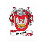 Fenwick Familienwappen Postkarte