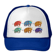 Fernlastfahrer-Hut mit Losen Stieren Retro Cap