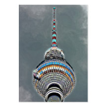 Fernsehturm (Fernsehturm), Berlin, künstlerisch (t Visitenkarte