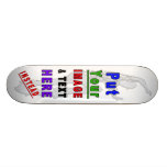 Fertigen Sie Skateboard mit Ihrem Bild u. oder Tex Personalisierte Skateboards