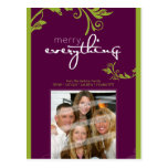 FESTLICHE FOTO-POSTKARTE:: mutige Rebe 3P