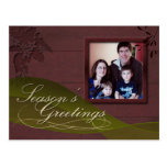 Festtages-Feiertags-Familien-Foto-Postkarte