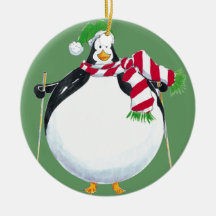 Fette Pinguinverzierung Ornamente