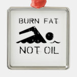 Fettes Schwimmen des Brandes Weihnachtsbaum Ornament