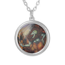 Feuer-Dämon Amulett