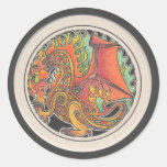 Feuer-Drache-Aufkleber