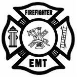 Feuer EMT Foto Ausschnitte