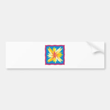 Feuer Flammen fire flames Quadrat square Autosticker