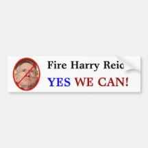 Feuer Harry Reid? JA KÖNNEN WIR! Autoaufkleber