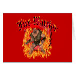 Feuer-Krieger Grußkarte