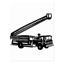 Feuer-Motor Postkarte