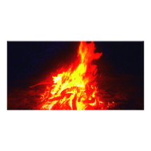 Feuer Photokartenvorlagen