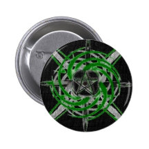 Feuer-Stern-GrünPentagram Buttons
