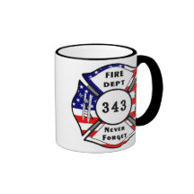 Feuerwehrmann 9/11 vergessen nie 343 teetassen