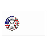 Feuerwehrmann 9/11 vergessen nie 343 visitenkarten vorlagen