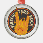 Feuerwehrmann-Felsen! Ornamente