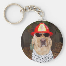 Feuerwehrmann-Labrador Schlüsselband