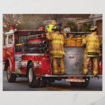 Feuerwehrmann - Metuchen Feuerwehr Flyerdruck