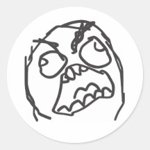 FFFFUUUUUUUU… RUNDER AUFKLEBER