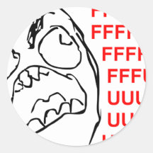 FFFUUUUU STICKER