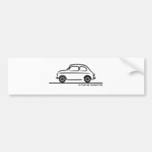 Fiat 500 Cinquecento Autoaufkleber