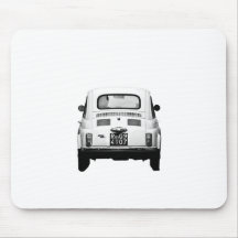 Fiat 500 in Rom, Italien Mauspad