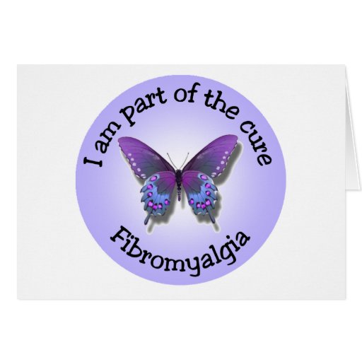 Fibromyalgia-Bewusstsein notecard - addieren Sie I Grußkarten