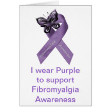 Fibromyalgia-Bewusstseins-Karte