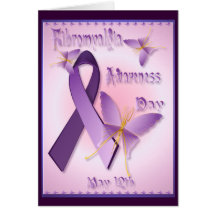 Fibromyalgia-Bewusstseins-Tageskarte
