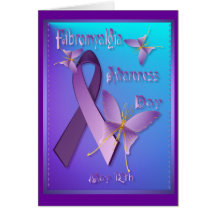 Fibromyalgia-Bewusstseins-Tageskarte