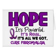 Fibromyalgia HOFFNUNG 1 Grußkarte