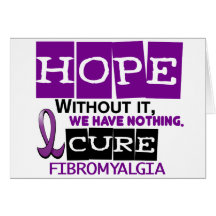 Fibromyalgia HOFFNUNG 2 Grußkarten