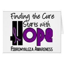 Fibromyalgia HOFFNUNG 4 Grußkarte