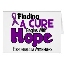 Fibromyalgia HOFFNUNG 5 Grußkarte