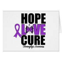 Fibromyalgia-Hoffnungs-Liebe-Heilung Grußkarten