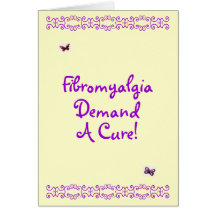 Fibromyalgia, Nachfrage… Grußkarte