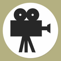 Film-Filmtechnik-Kamera Hollywood aufkleber