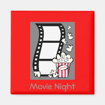 Film-Nacht Kühlschrankmagnete