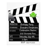 Film-Scharnierventil-Geburtstags-Party Einladung