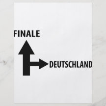 Finale Deutschland-Ikone Flyer