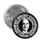 Finanzterrorist-Knopf Anstecknadelbutton