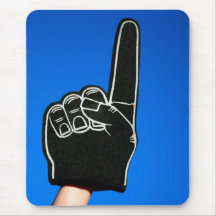 Finger des Schaum-#1 Mauspads