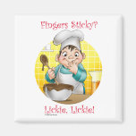Finger klebrig? kühlschrankmagnet