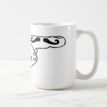 Finger stache kaffeetasse
