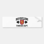 Finnische Bodybuilding Auto Aufkleber