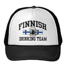 Finnisches trinkendes Team Baseball Mützen