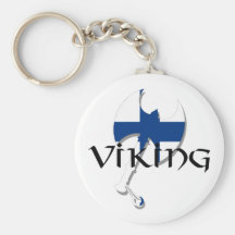 Finnland-Flagge finnische Suomi Viking Axt Schlüsselbänder